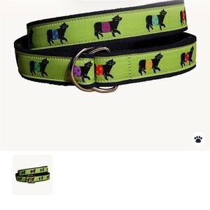Belted Cow D-ring belt 32-36”